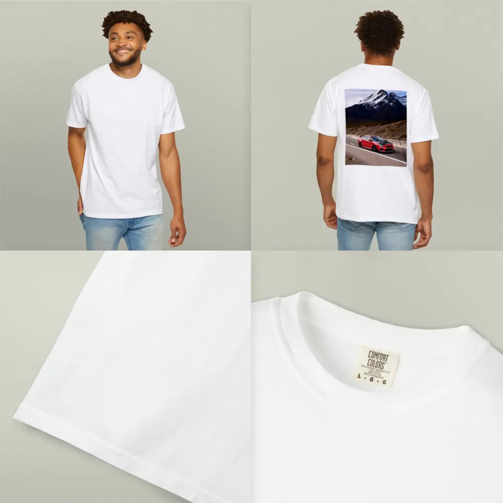 Red Subaru WRX STI Mountain Road Drive – T-Shirts