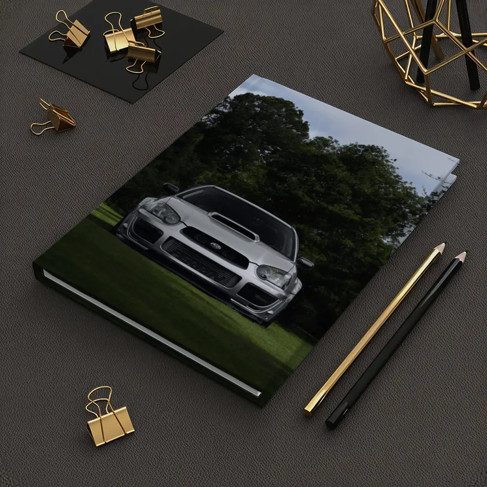Subaru Impreza WRX Silver Parked Green Park – Notebooks