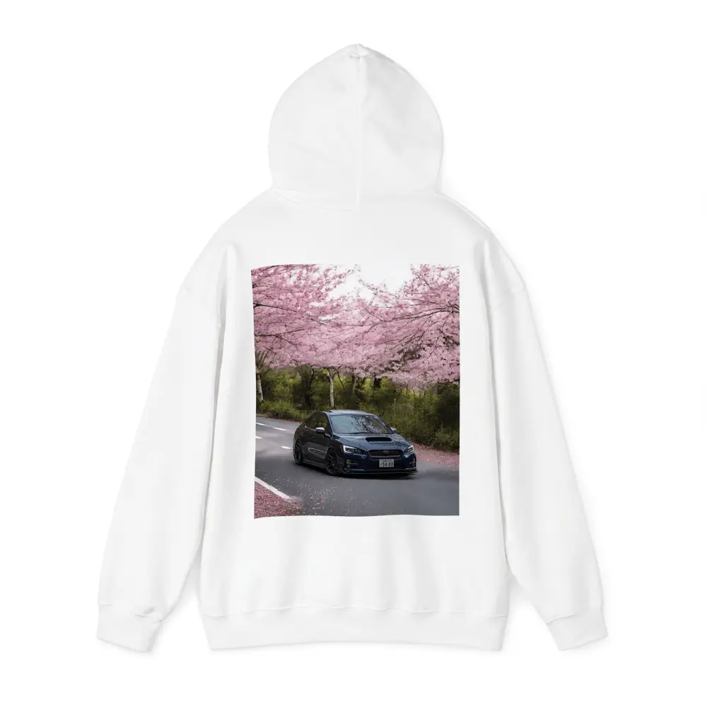 Subaru WRX STI Under Cherry Blossom Trees – Hoodies