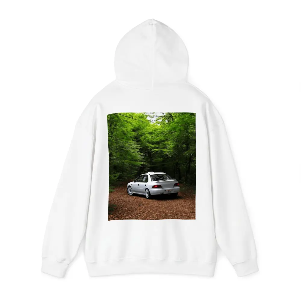 Subaru Impreza WRX White Forest Road – Hoodies