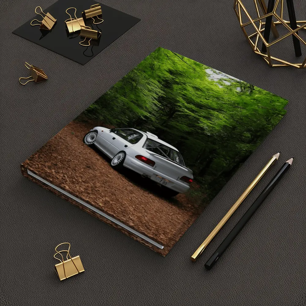 Subaru Impreza WRX White Forest Road – Notebooks