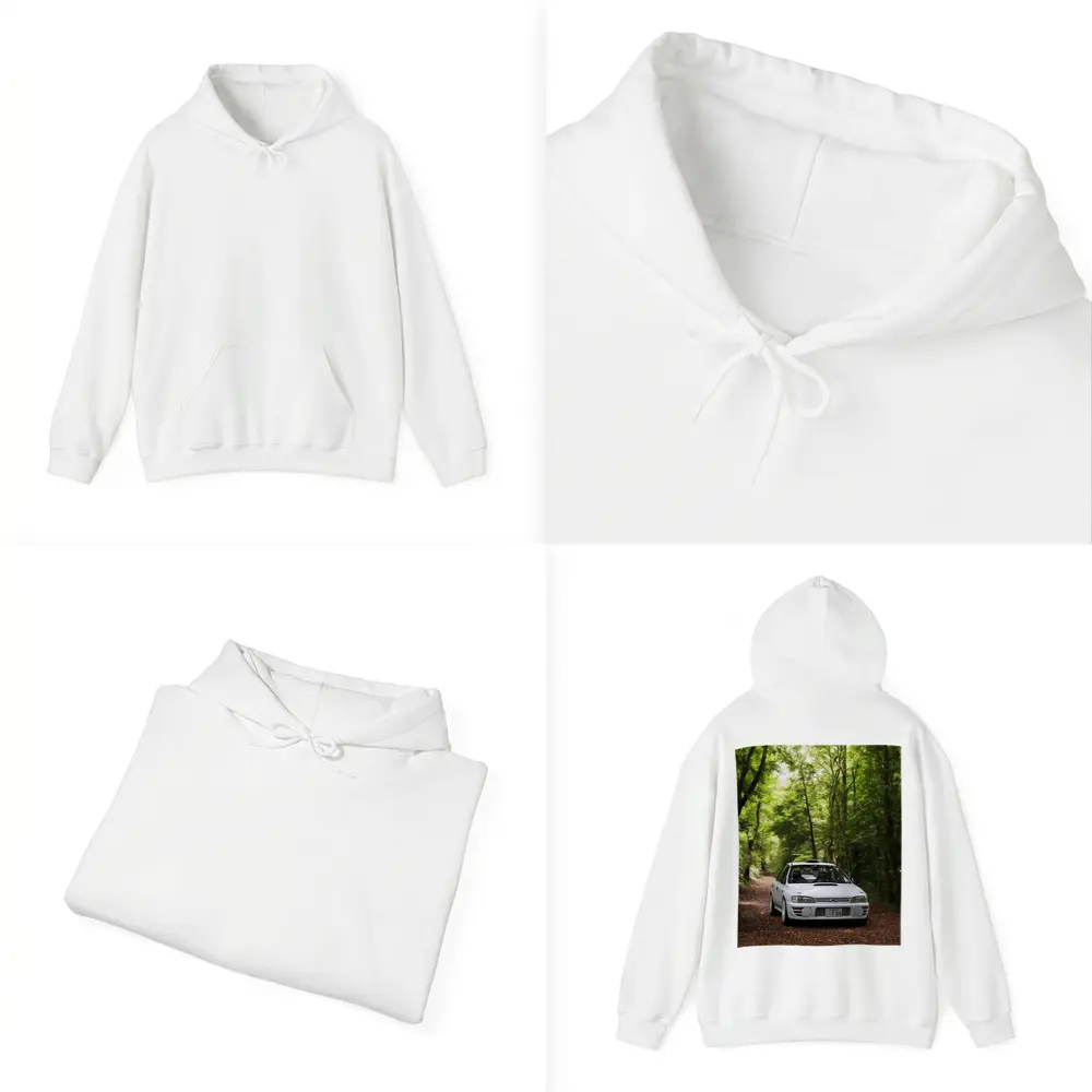 Subaru Impreza WRX White Forest Road – Hoodies