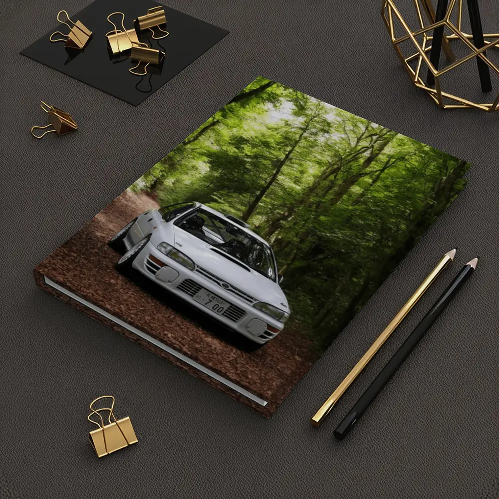 Subaru Impreza WRX White Forest Road – Notebooks