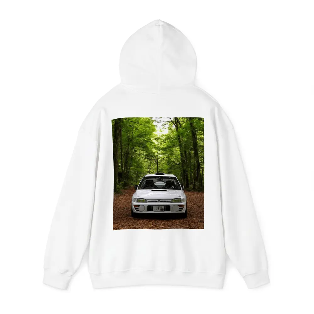 Subaru Impreza WRX White Forest Road – Hoodies