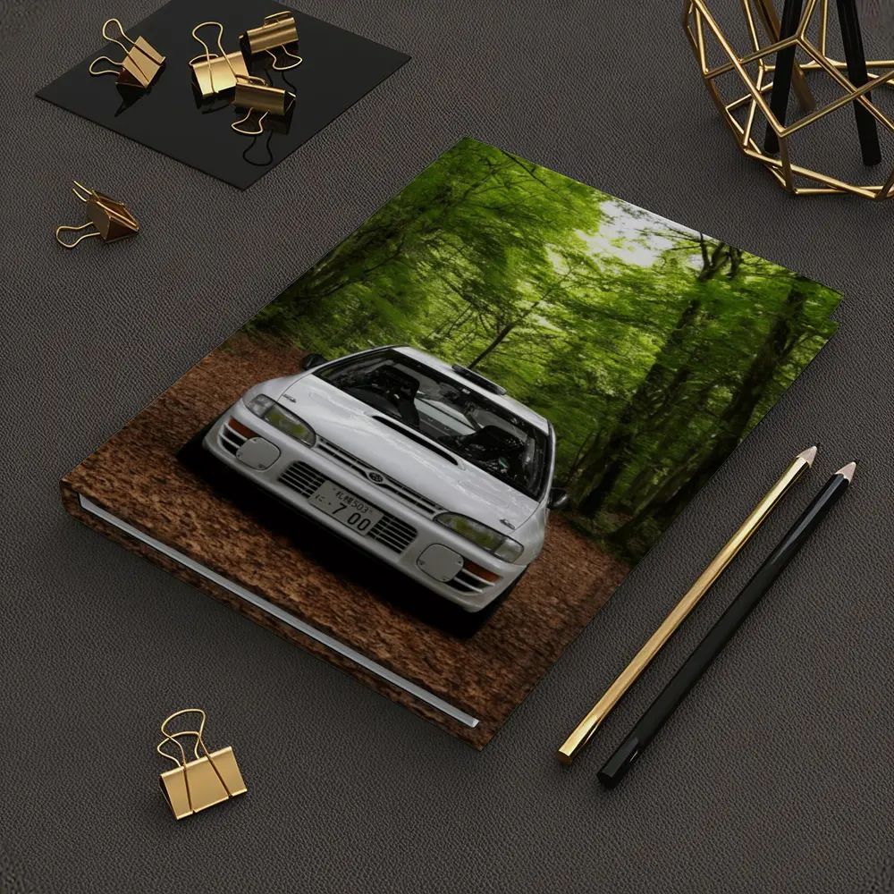 Subaru Impreza WRX White Forest Road – Notebooks