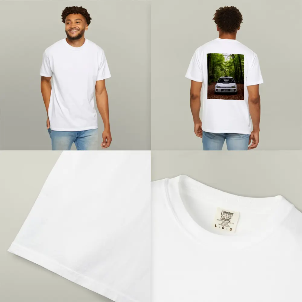 Subaru Impreza WRX White Forest Road – T-Shirts