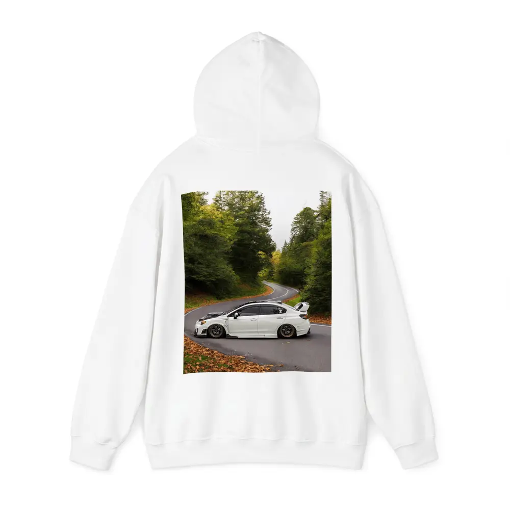 Subaru WRX STI White Winding Forest Road – Hoodies