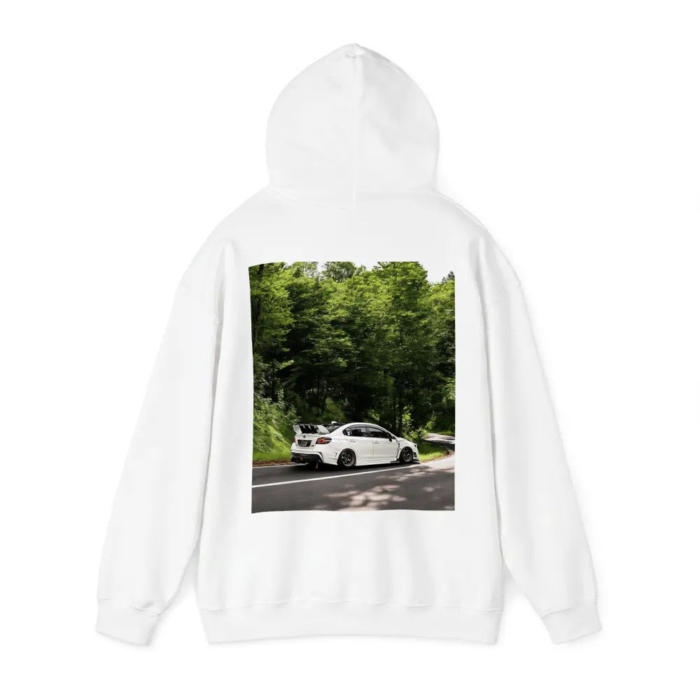 Subaru WRX STI White Forest Road Drive – Hoodies