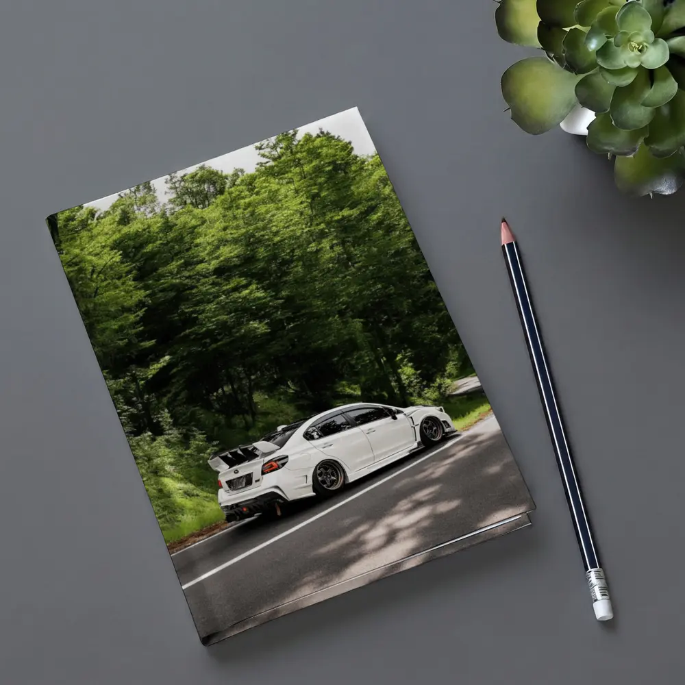 Subaru WRX STI White Forest Road Drive – Notebooks