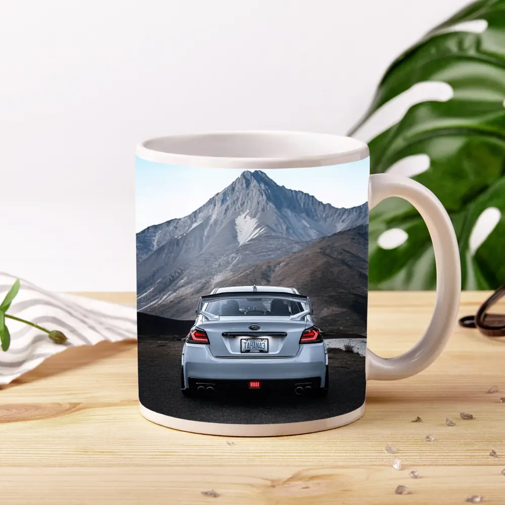 Subaru WRX STI Rear Mountain Backdrop – Mugs