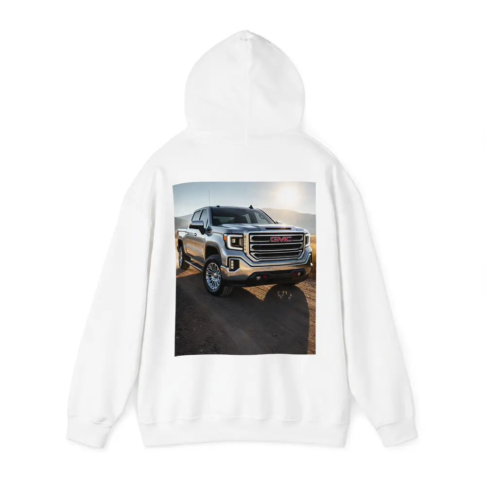 GMC Sierra Truck on Dusty Dirt Road – Hoodies