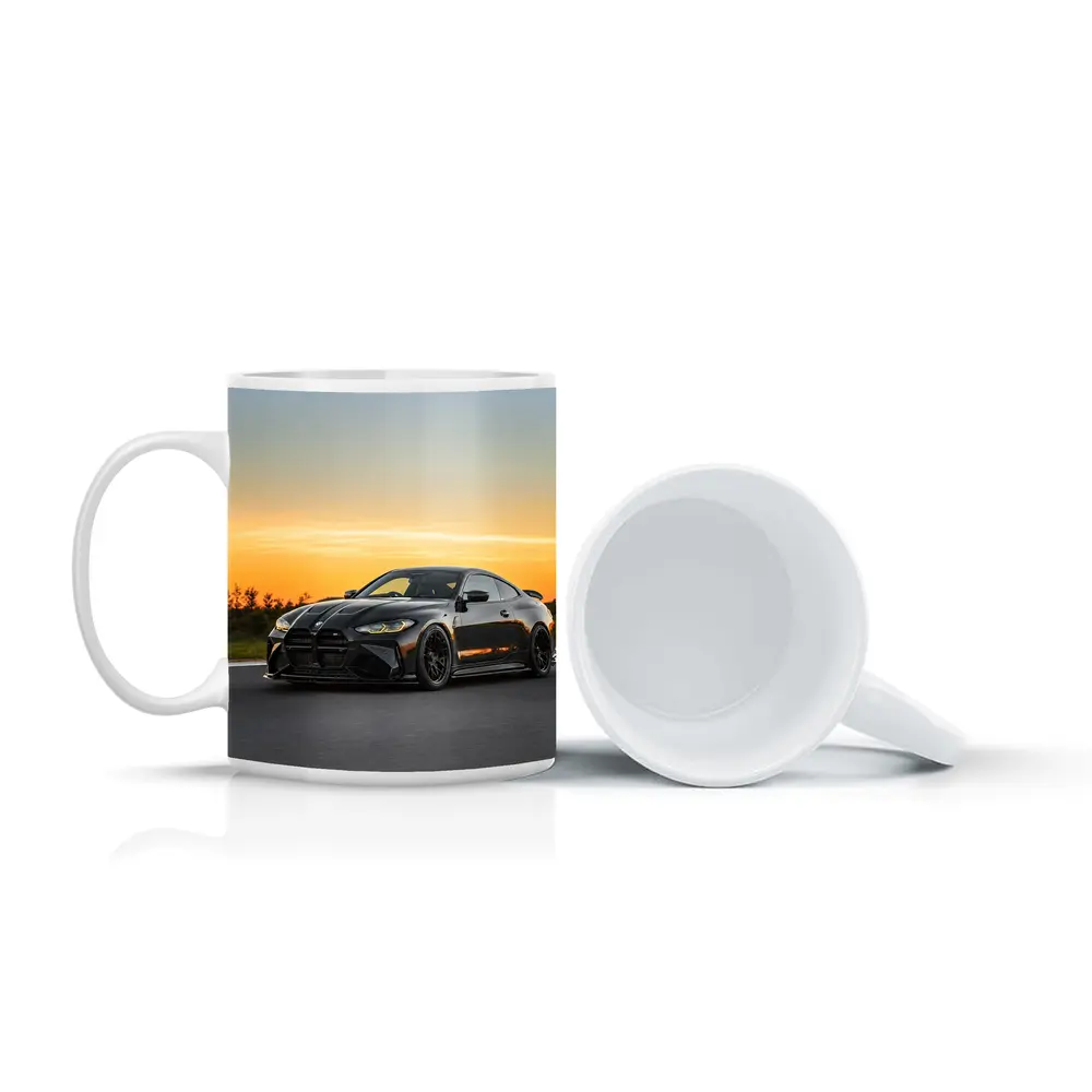 Black BMW M4 Coupe Sunset Track – Mugs