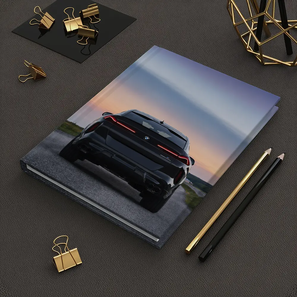 BMW X6M Rear View Sunset Road – Notebooks