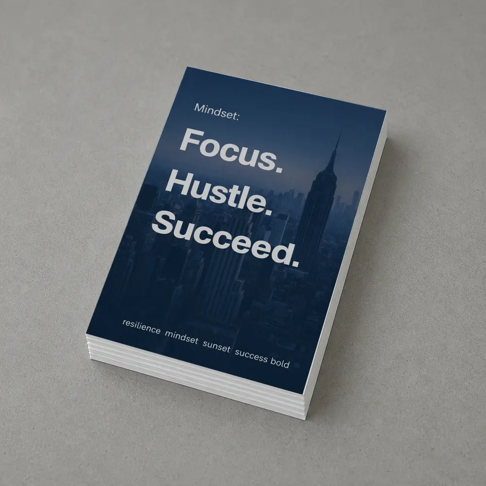 Focus Hustle Succeed Mindset New York City – Postcards