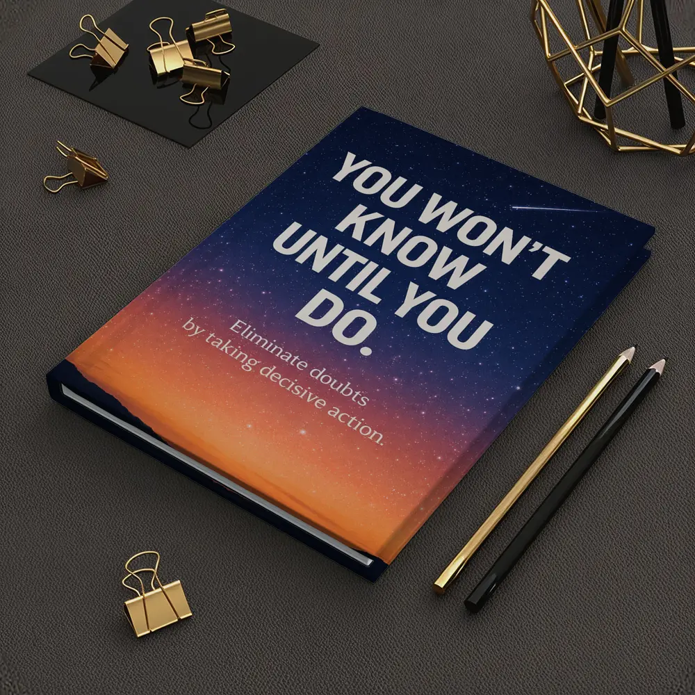 You Won't Know Until You Do Quote – Notebooks