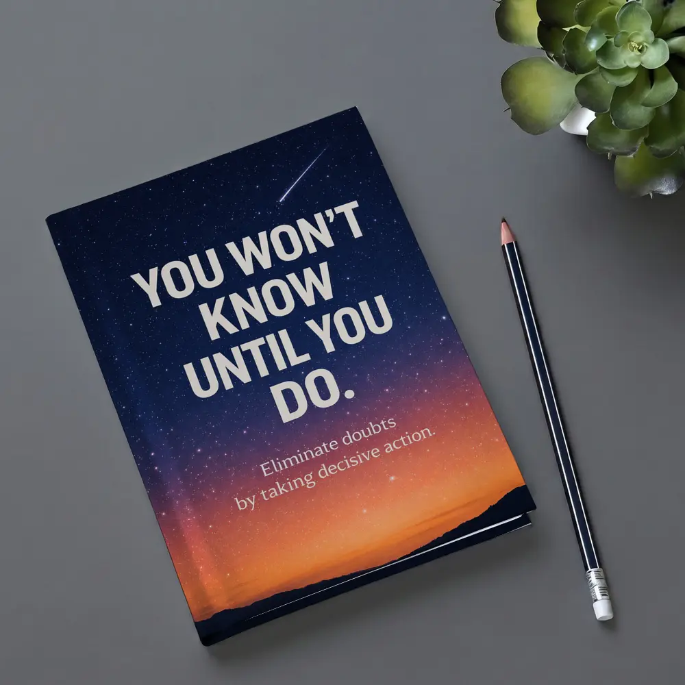 You Won't Know Until You Do Quote – Notebooks
