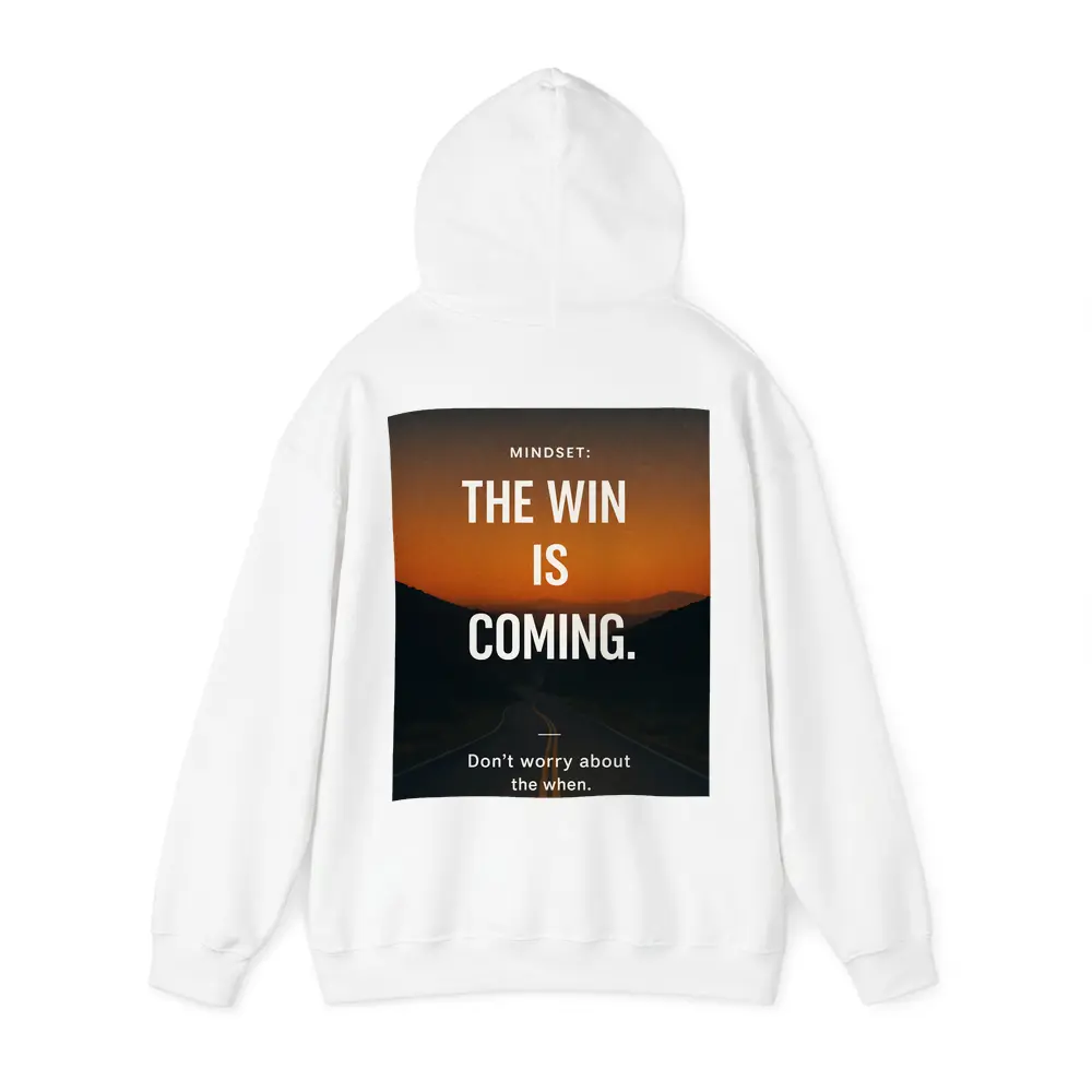 The Win Is Coming Mindset Road Sunset – Hoodies