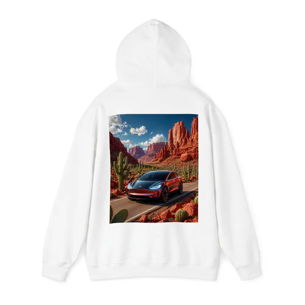 Tesla Model 3 Red Rock Canyon Drive – Hoodies