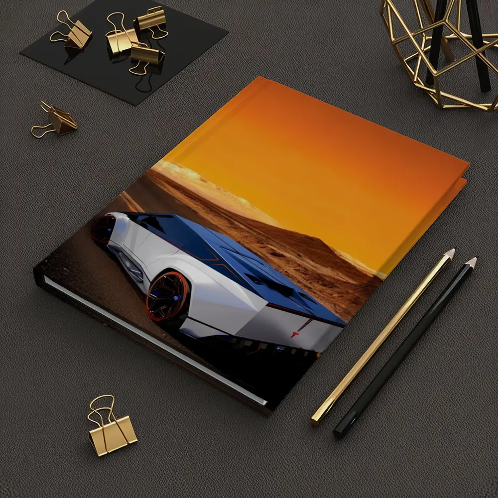 Tesla Cybertruck Concept Desert Orange Sky – Notebooks