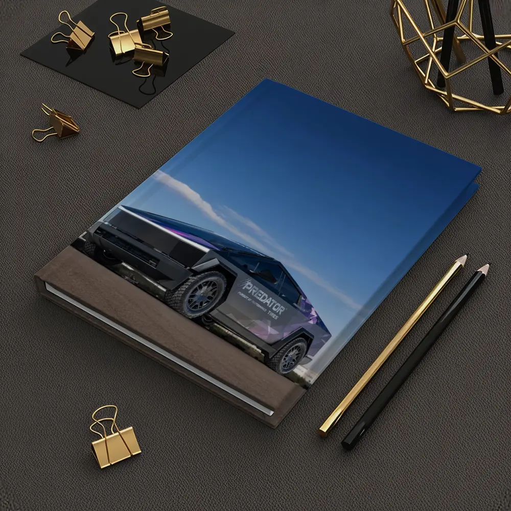 Tesla Cybertruck Predator Wrap Blue Sky – Notebooks