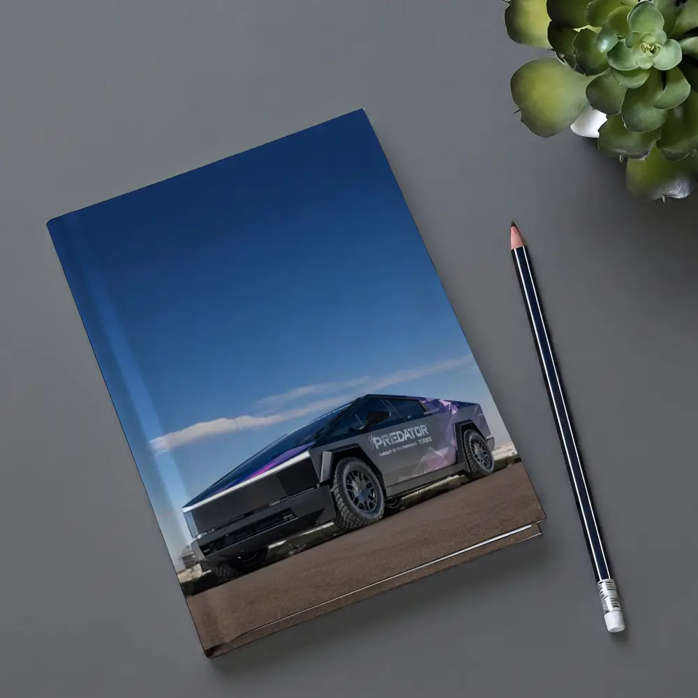 Tesla Cybertruck Predator Wrap Blue Sky – Notebooks