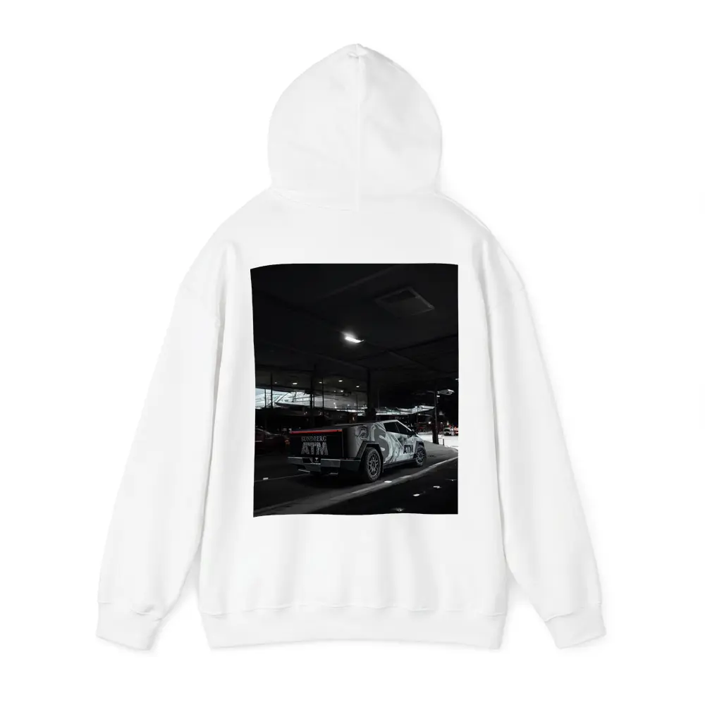 Tesla Cybertruck Custom Wrap Night Parking – Hoodies