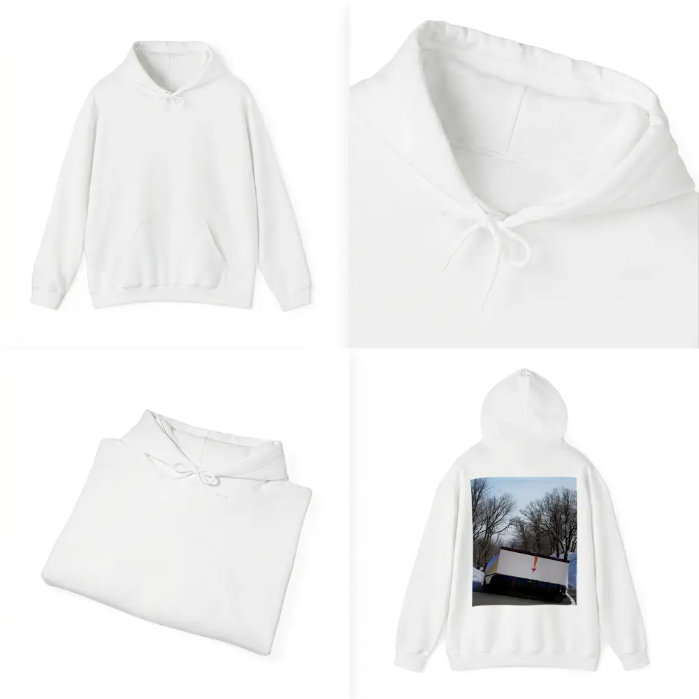 Tesla Semi Truck Winter Snow Road – Hoodies