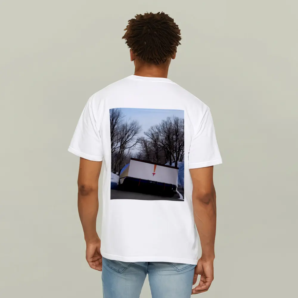Tesla Semi Truck Winter Snow Road – T-Shirts