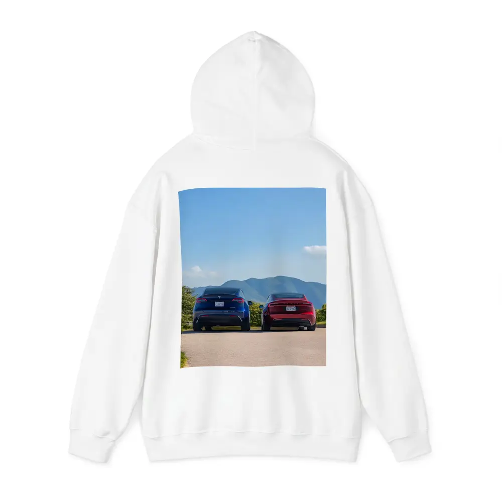 Tesla Model Y Model Three Mountain Road – Hoodies
