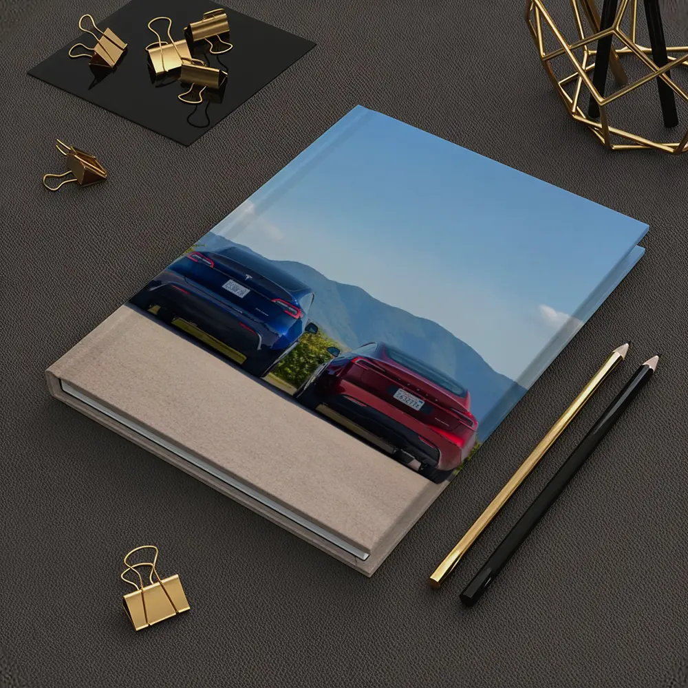 Tesla Model Y Model Three Mountain Road – Notebooks