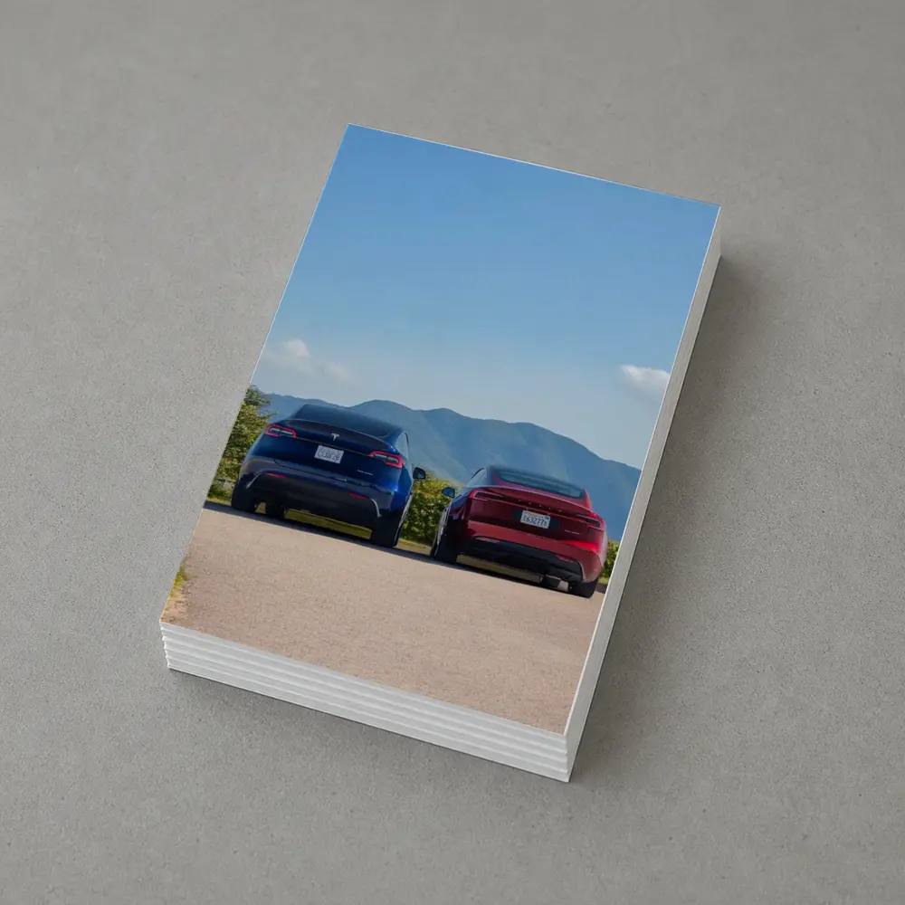 Tesla Model Y Model Three Mountain Road – Postcards