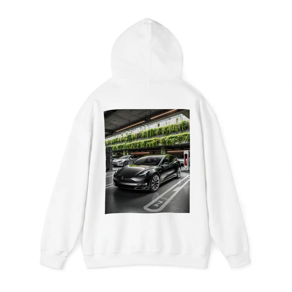 Tesla Model S Black Indoor Supercharger Station – Hoodies