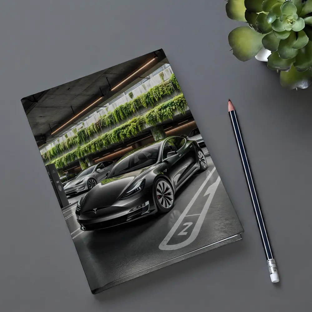 Tesla Model S Black Indoor Supercharger Station – Notebooks