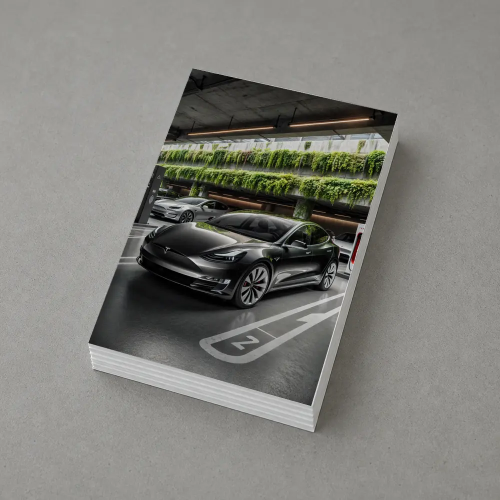 Tesla Model S Black Indoor Supercharger Station – Postcards