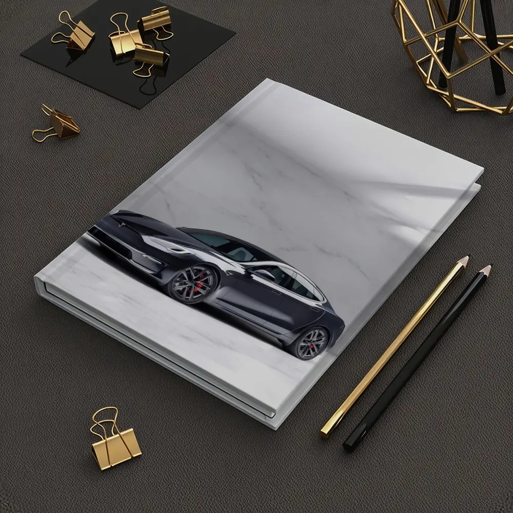 Tesla Model S Dark Gray Marble Studio – Notebooks