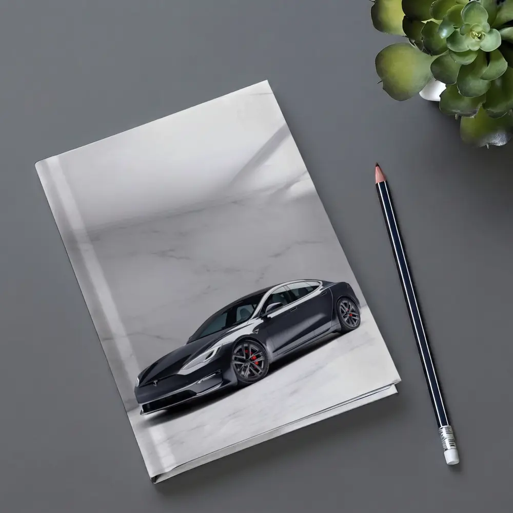 Tesla Model S Dark Gray Marble Studio – Notebooks