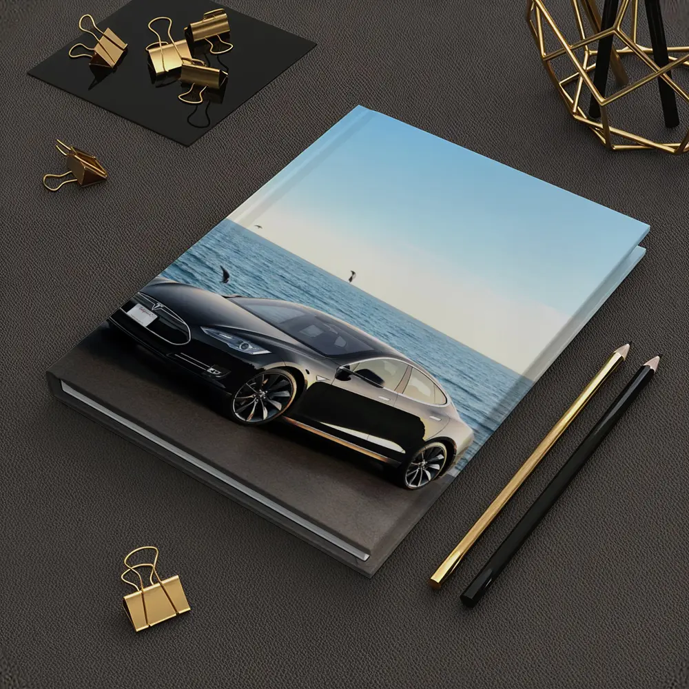 Tesla Model S Black Coastal Ocean View – Notebooks