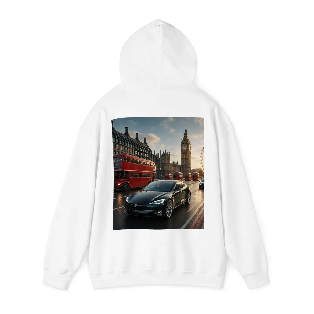 Tesla Model S Westminster Bridge London – Hoodies