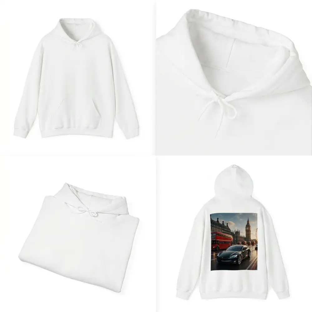 Tesla Model S Westminster Bridge London – Hoodies