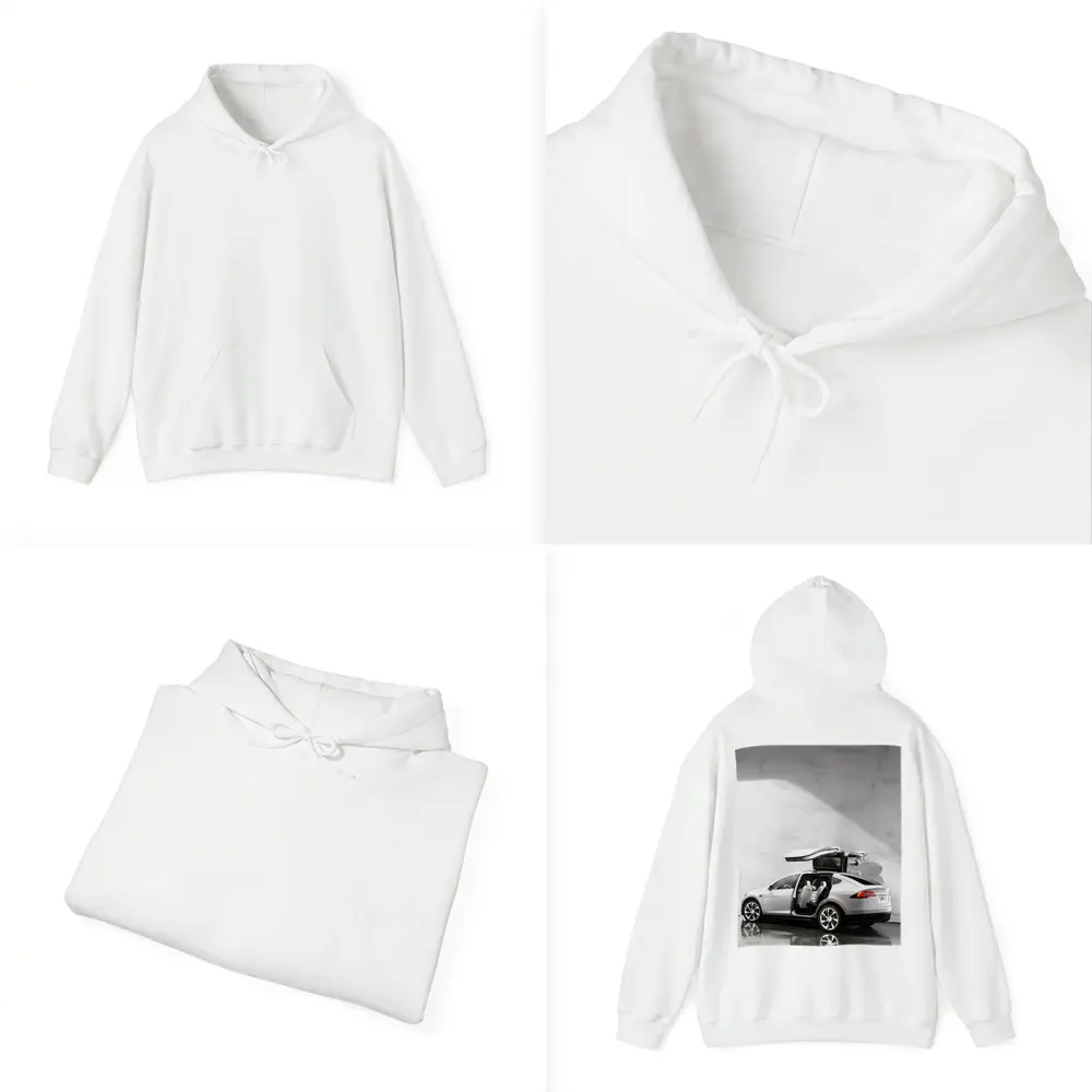 Tesla Model X Falcon Wing Doors Marble – Hoodies