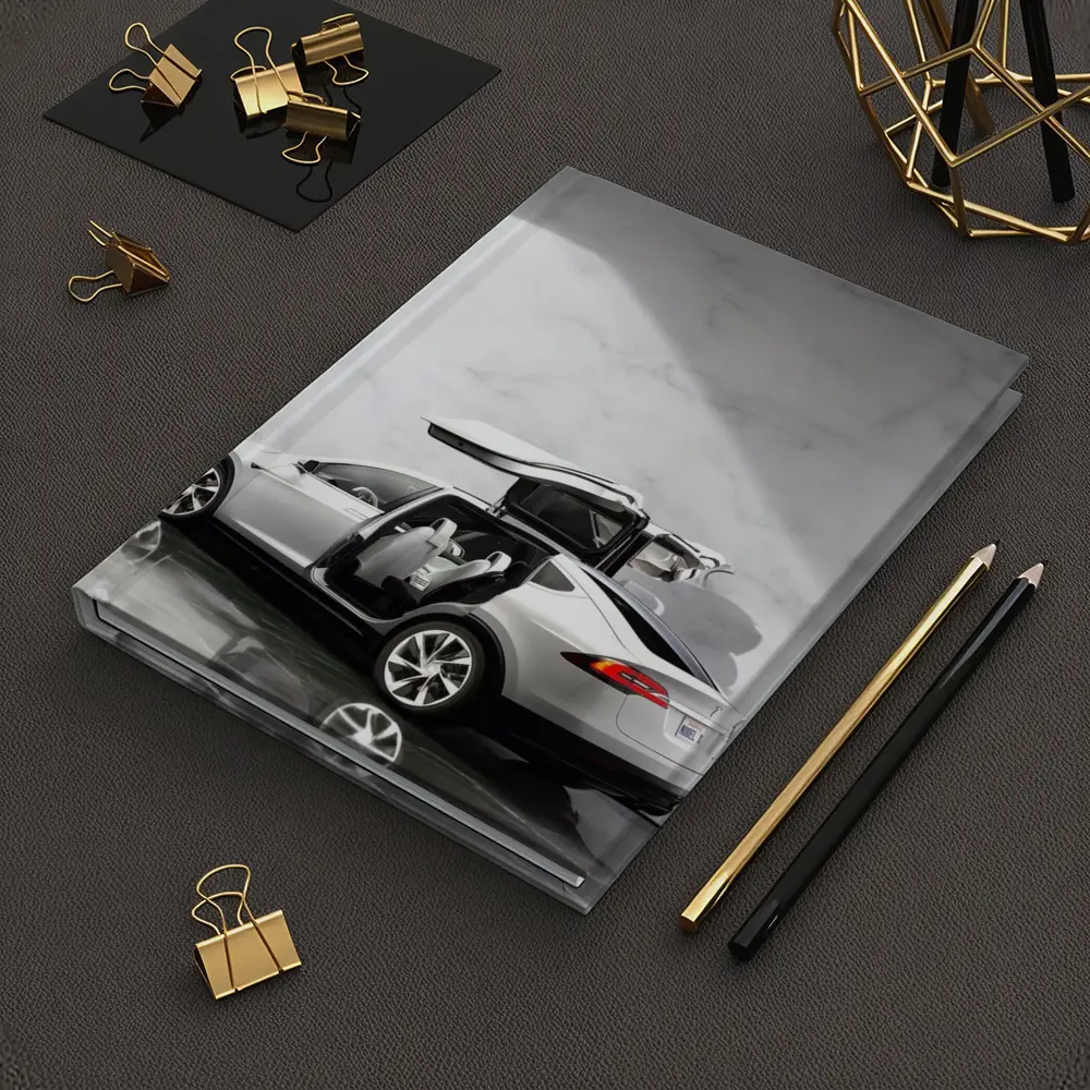 Tesla Model X Falcon Wing Doors Marble – Notebooks