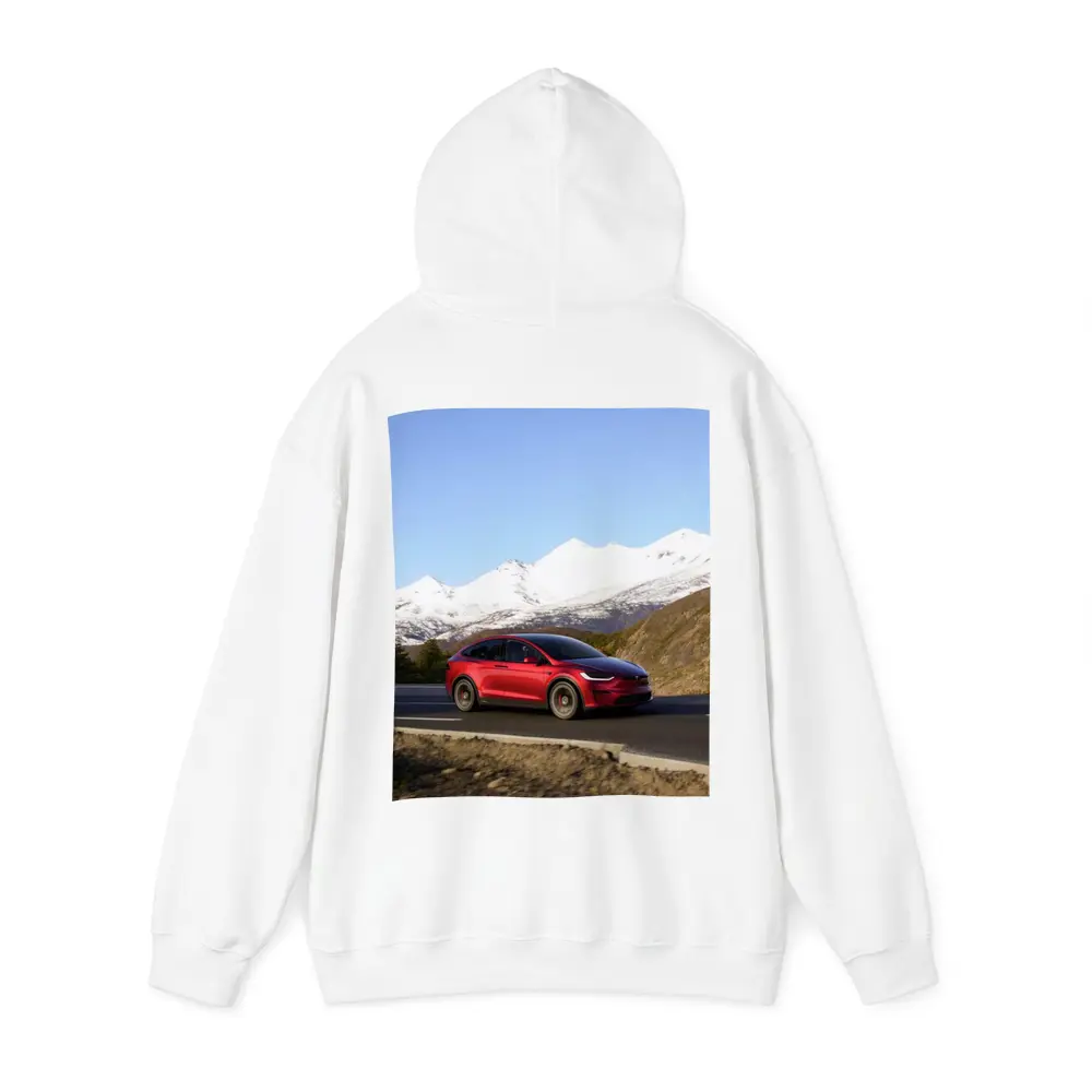 Tesla Model X Red Mountain Road Drive – Hoodies