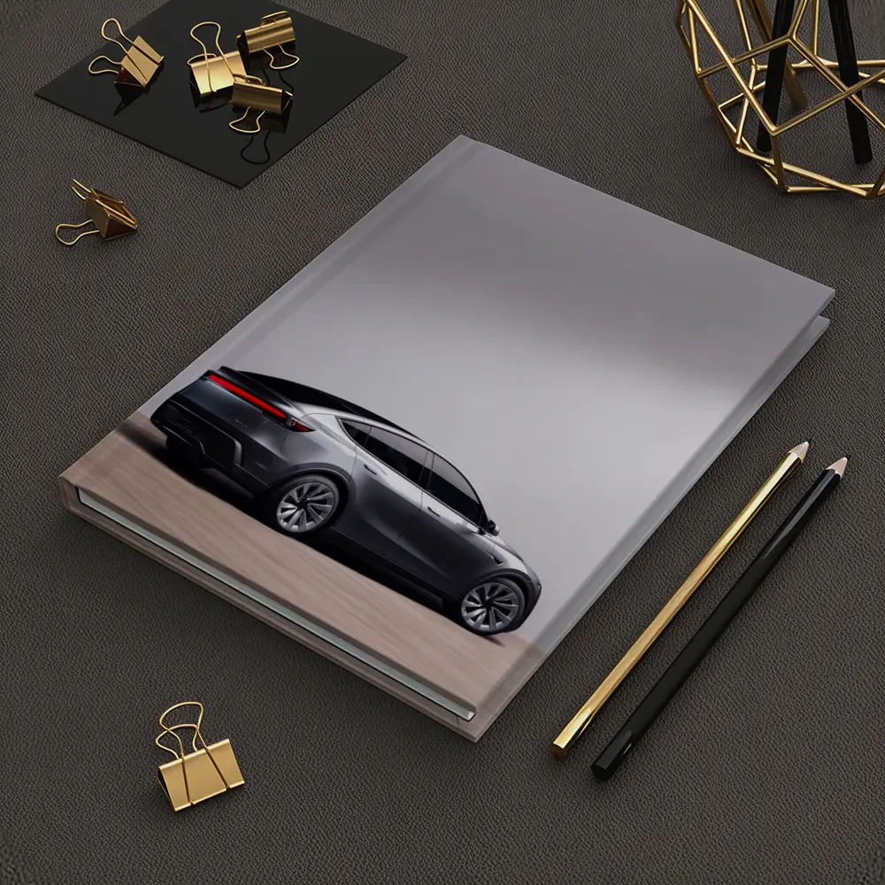 Tesla Model Y Gray Studio Background – Notebooks