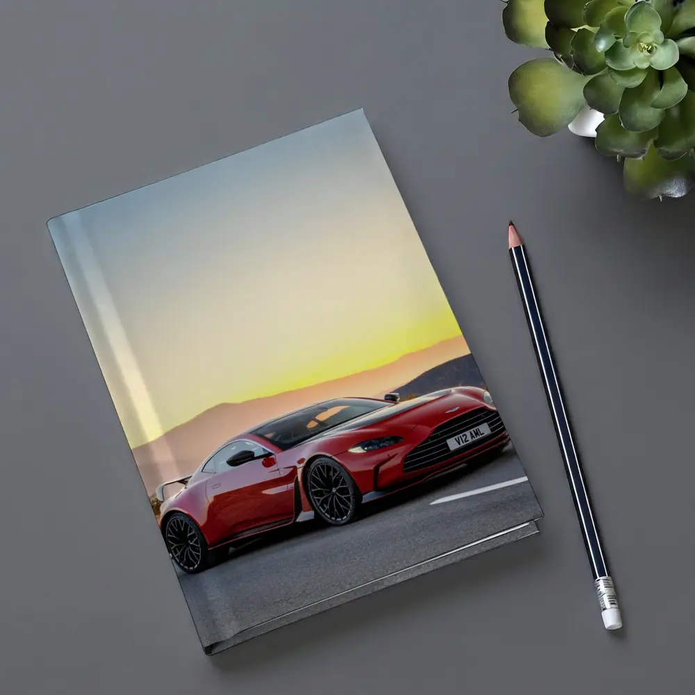 Aston Martin Vantage V12 Sunset Mountain Road – Notebooks