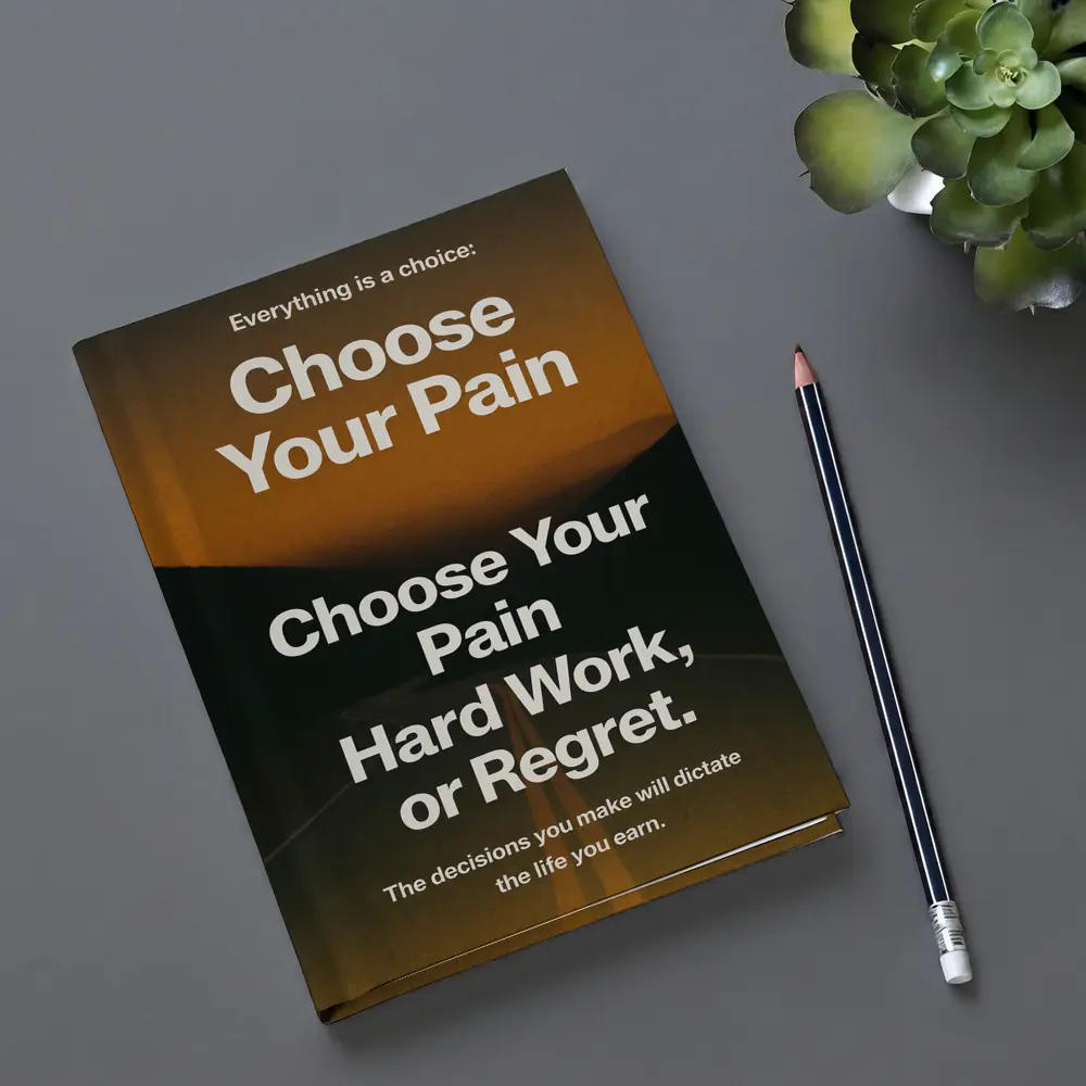 Choose Your Pain Hard Work or Regret – Notebooks