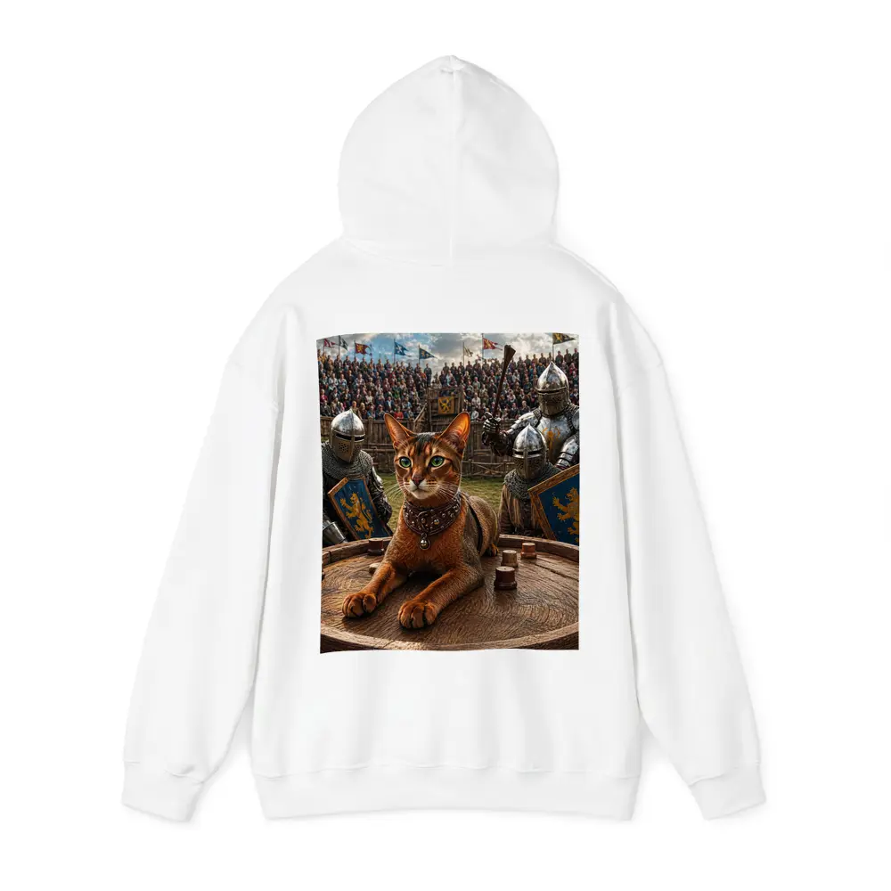 Abyssinian Cat Medieval Knight Tournament Scene – Hoodies