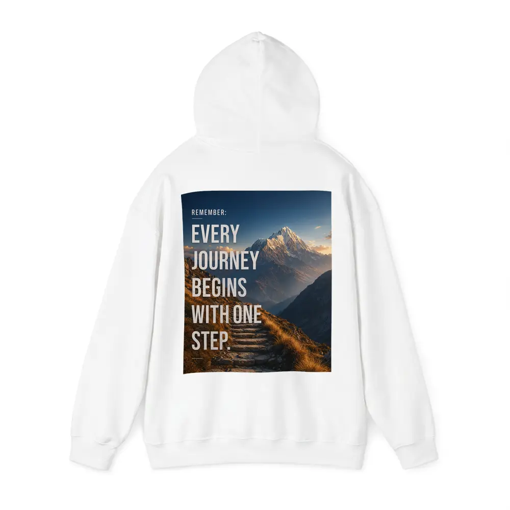 Every Journey Begins With One Step – Hoodies