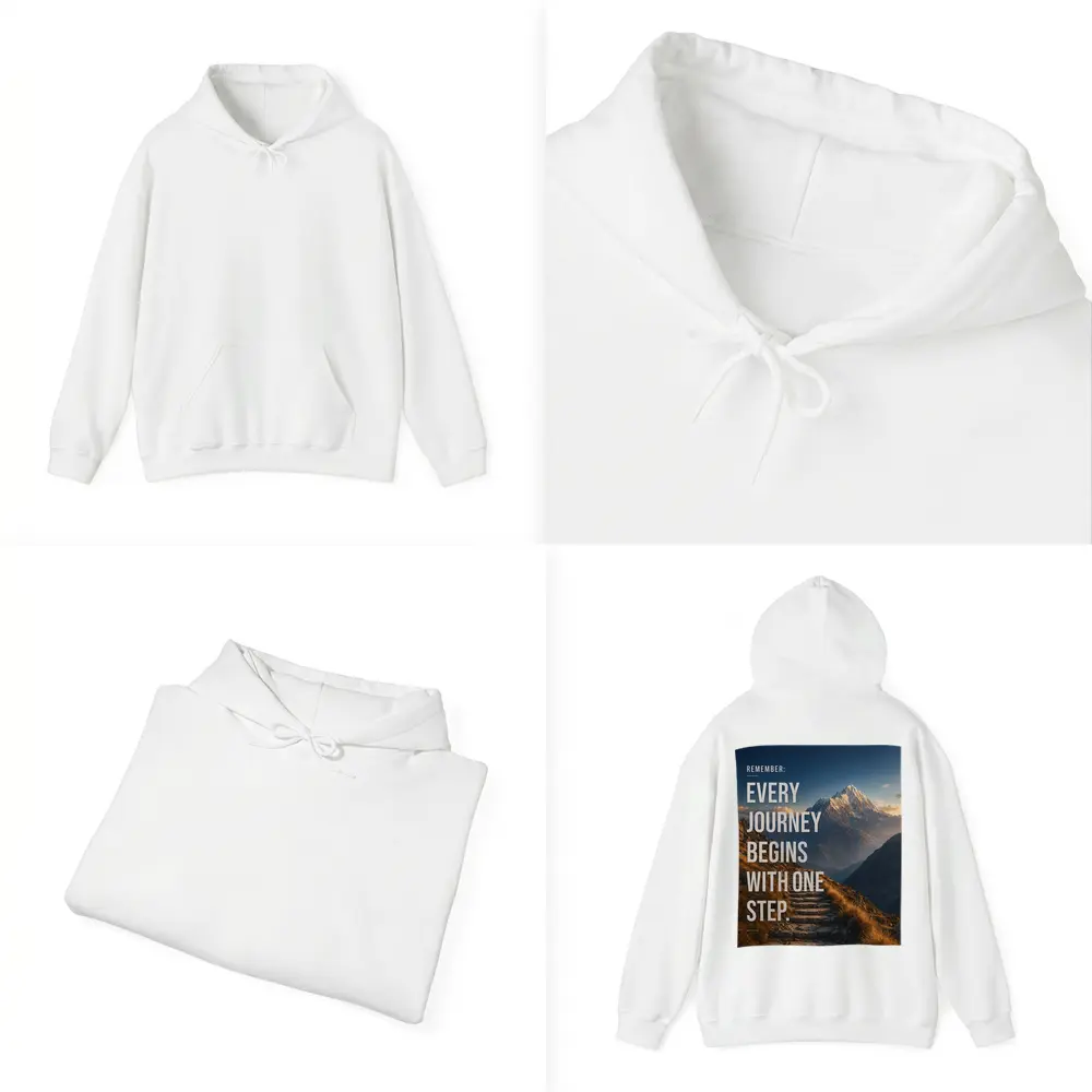 Every Journey Begins With One Step – Hoodies