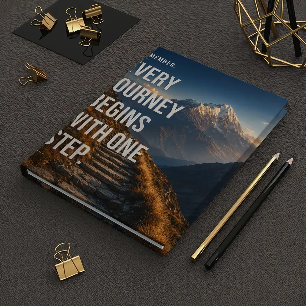 Every Journey Begins With One Step – Notebooks