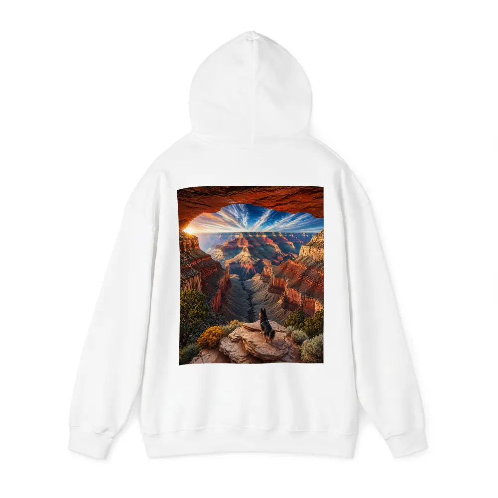 German Shepherd Grand Canyon Sunset View – Hoodies